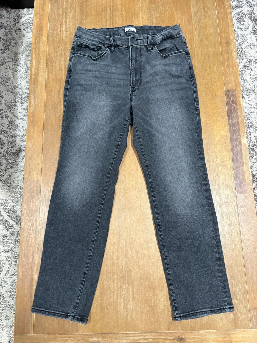 Good American Women's Straight Leg Jeans - Black Wash